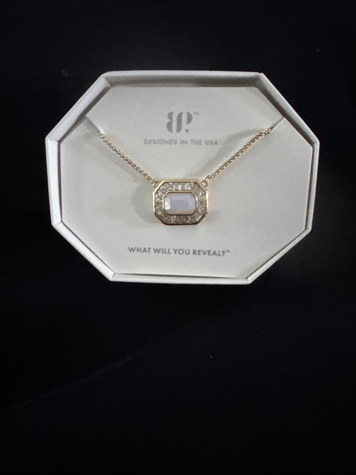 BP Gold Moonstone Necklace