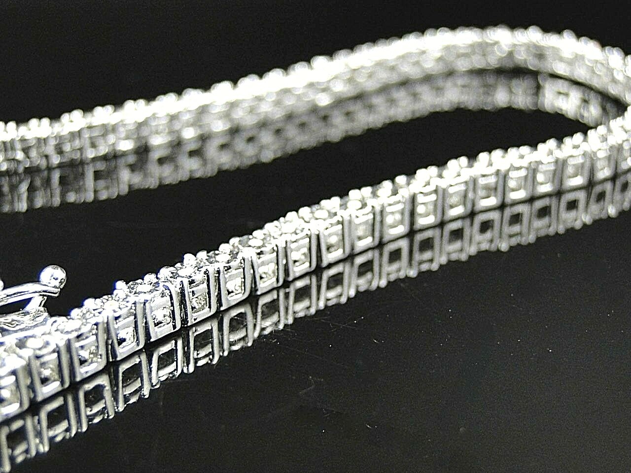 Men’s Necklace Sterling Silver with Natural Diamonds in Sterling Silver 34 In