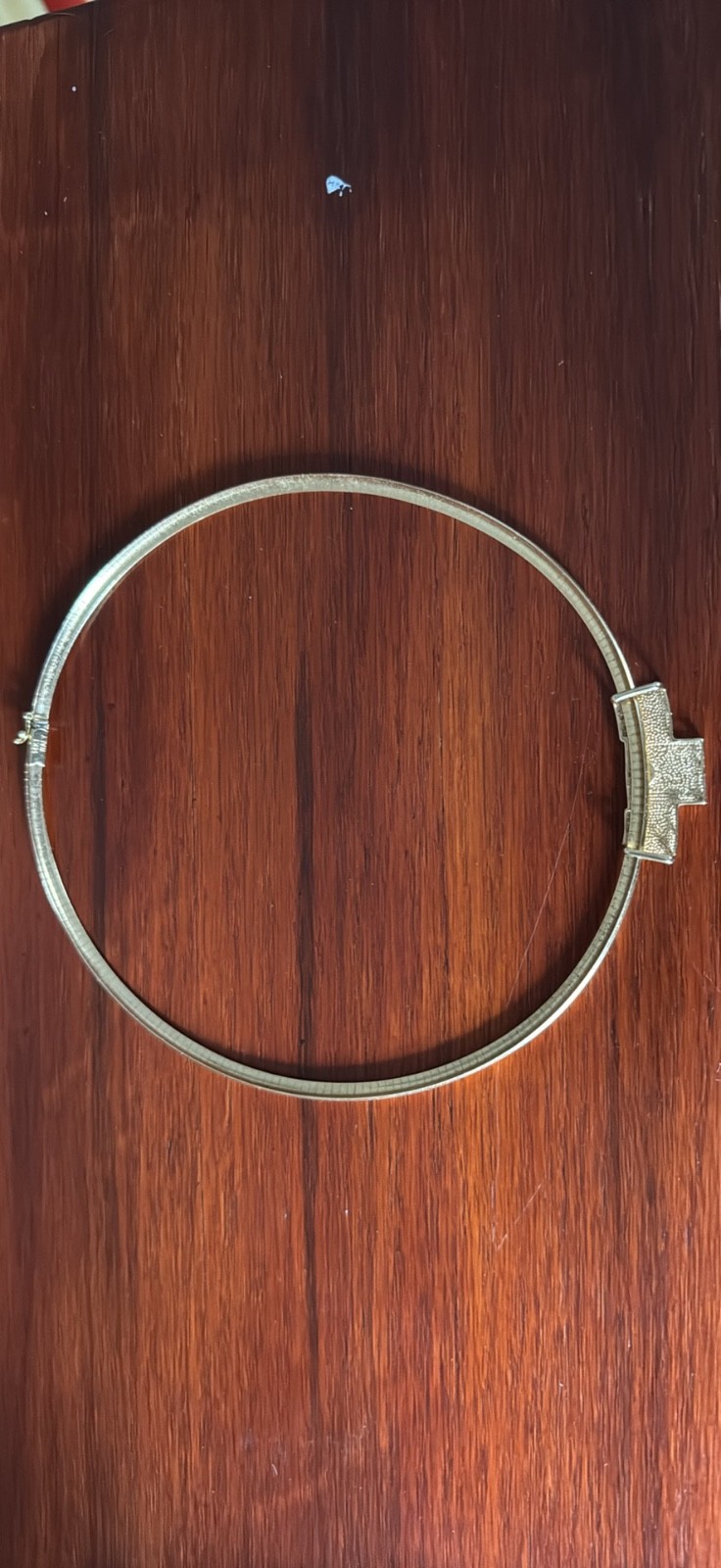 14k gold choker, marked Italy with Greek key necklace