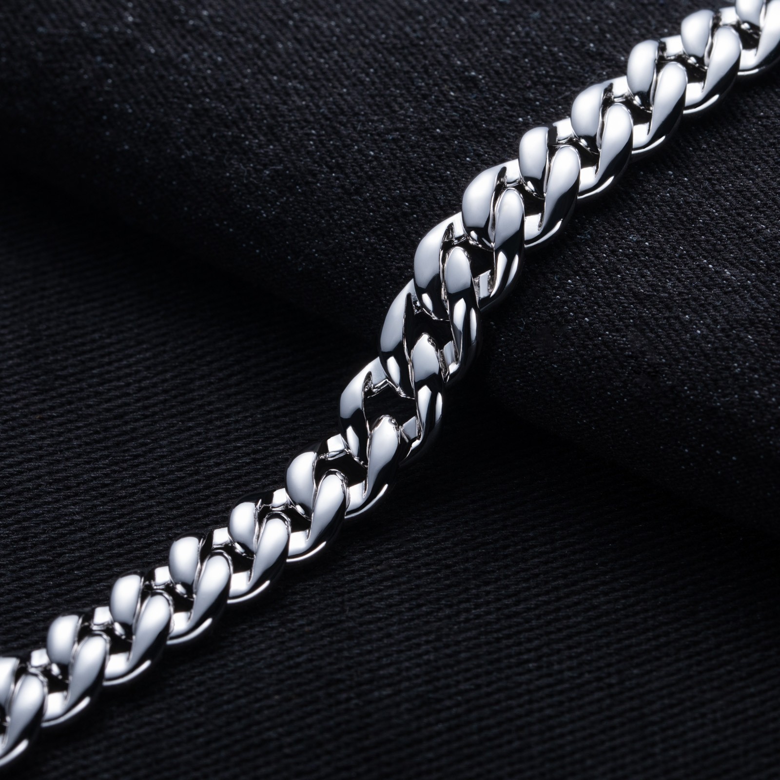 6-10mm Moissanite Miami Cuban Link Prong Chain Iced Hip Hop Necklace 925 Silver