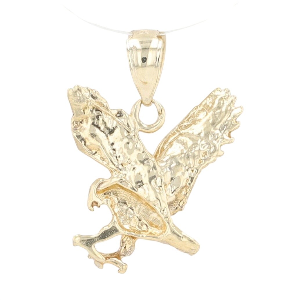 20.5mm American Eagle Pendant Without Chain 10k Yellow Gold 1.44 Grams
