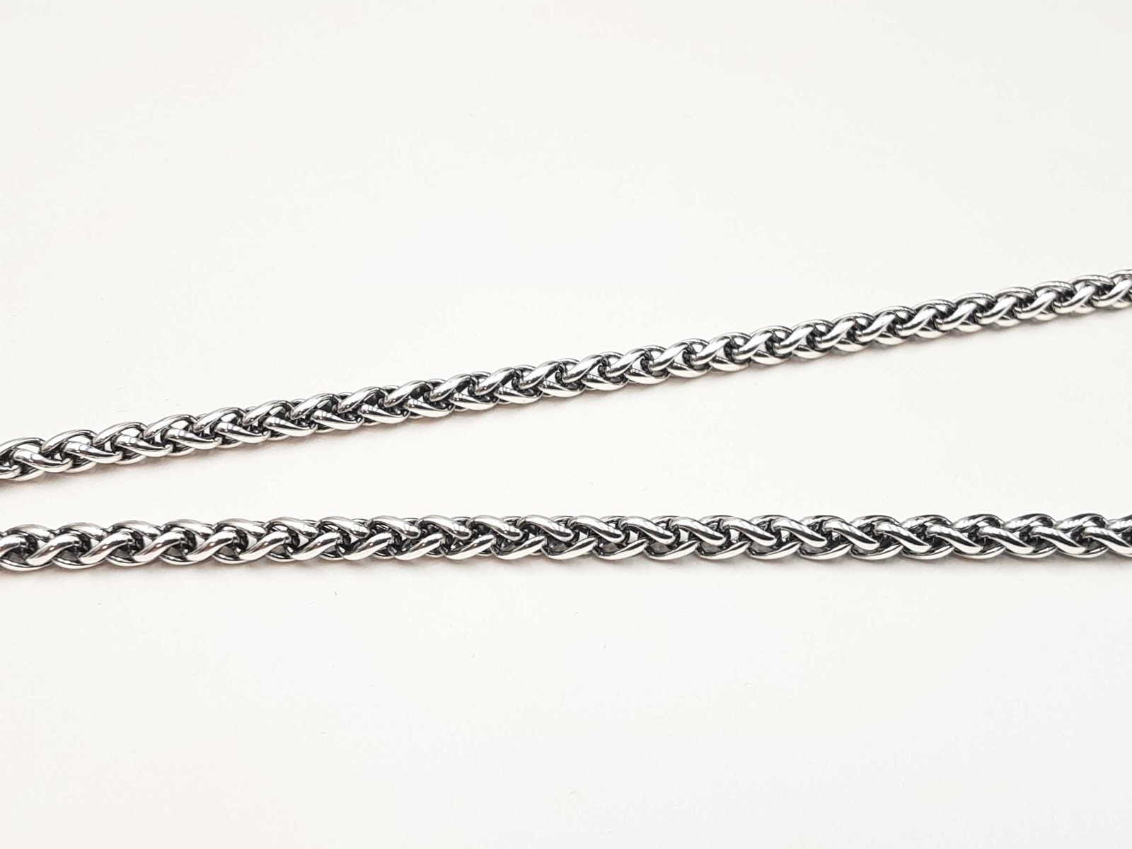 David Yurman Wheat Chain Necklace In Sterling Silver 32.8g 22 Inch Fw0426loxdu