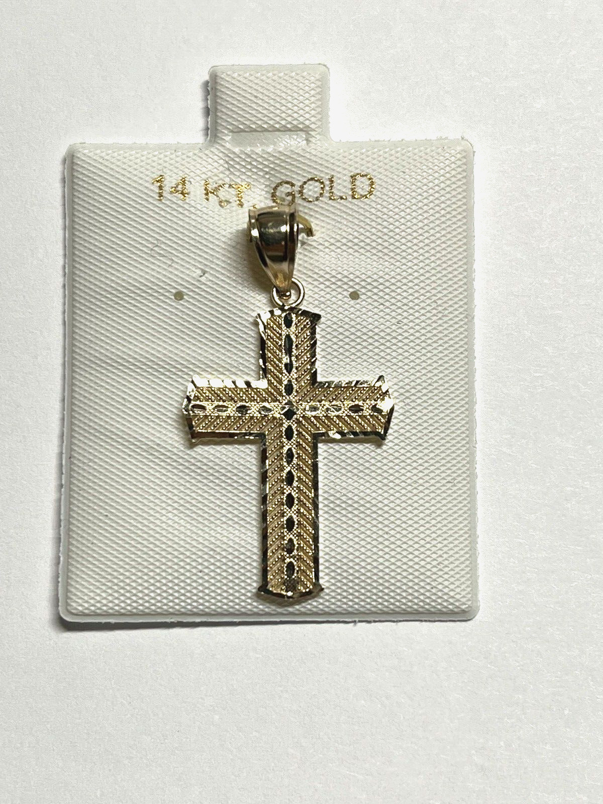 New Gold 14k Cross Pendant Charm Yellow Gold (1.6 gr )