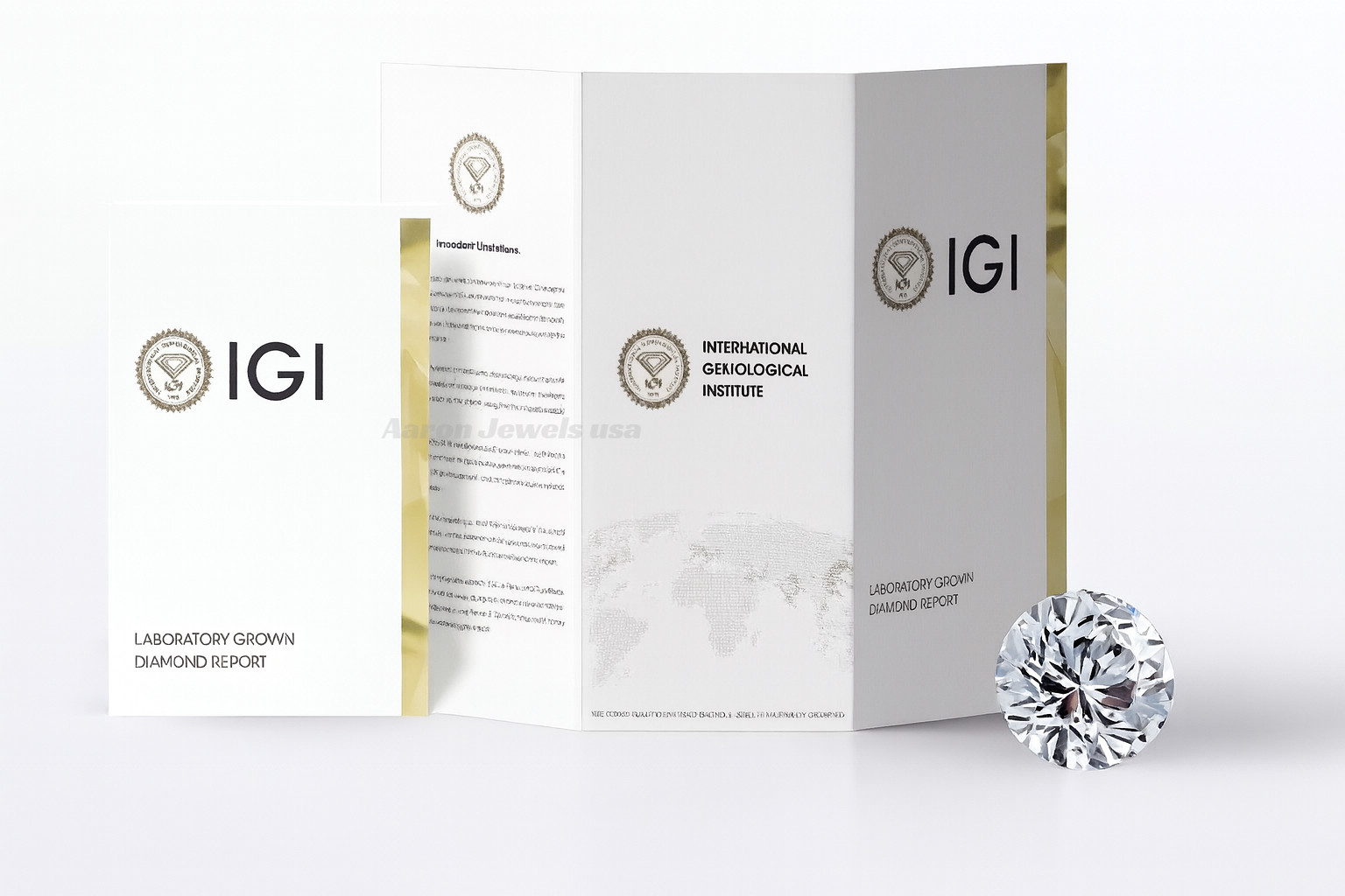 3.00ctw Round Lab-Created Diamond Station Necklace IGI Bezel 14K Rose Gold 18″