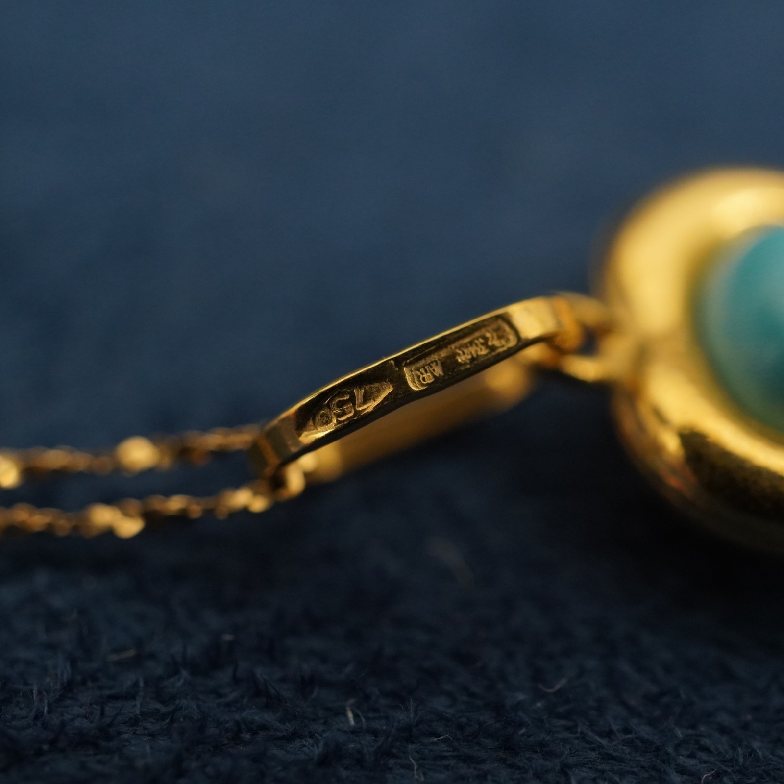 Milor 18k Yellow Gold & Turquoise Key Pendant on 14k Chain – Free Shipping USA