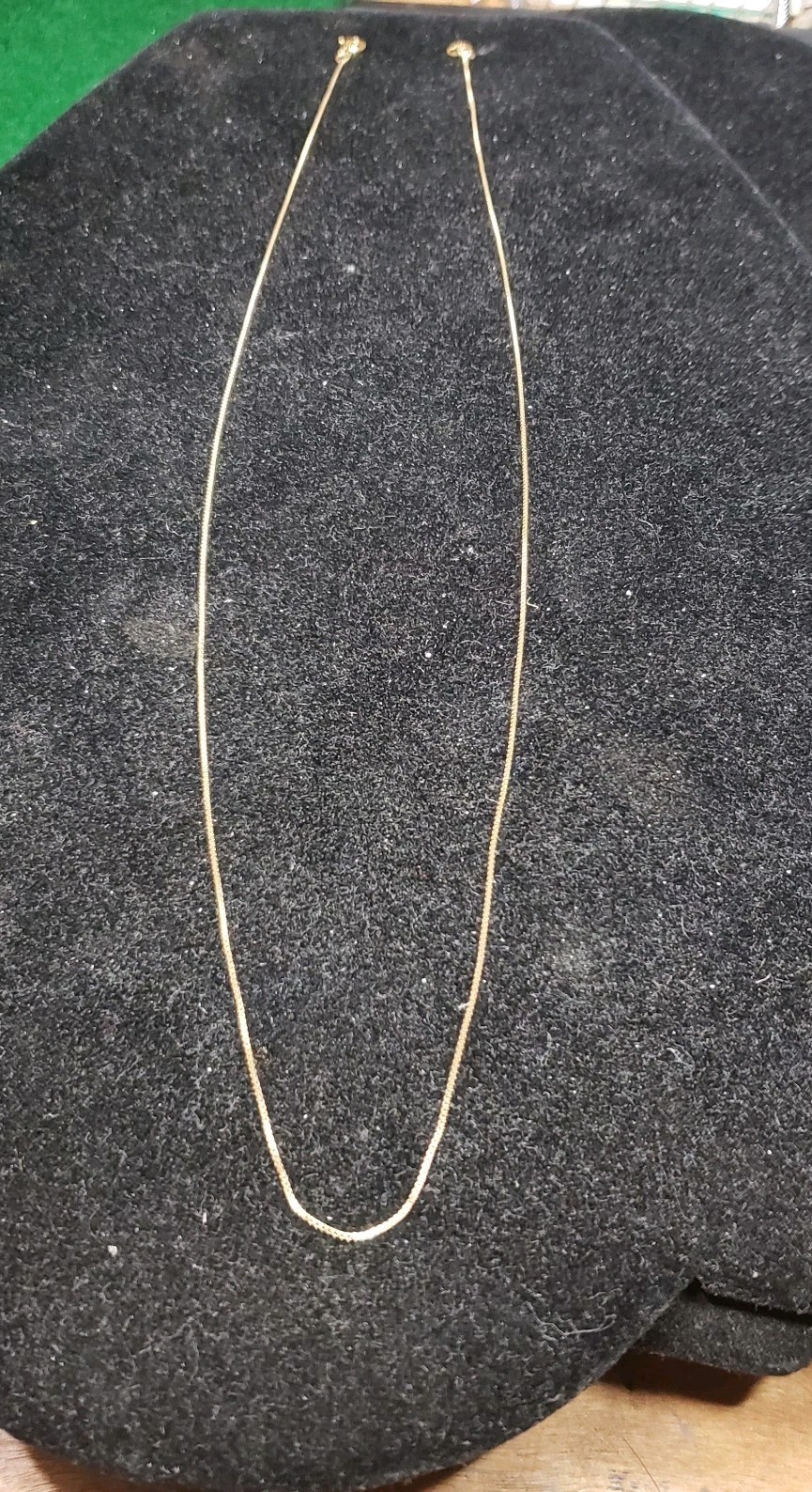 14 Kt Gold Box Link Chain 18″