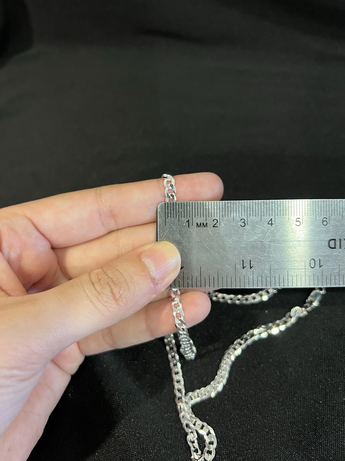 925 Sterling Silver Mens Curb Cuban Link Chain Necklace 16 18 20 22 24 26 28 30