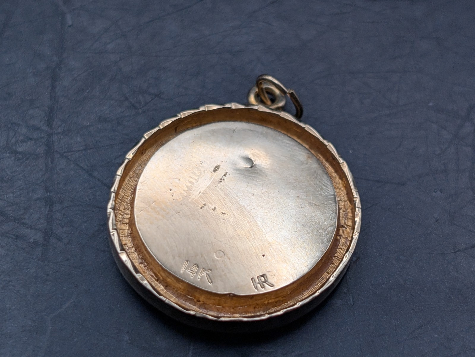 🔥 VINTAGE 14K WHITE & YELLOW GOLD “HAPPY ANNIVERSARY” PENDANT 8 GRAMS