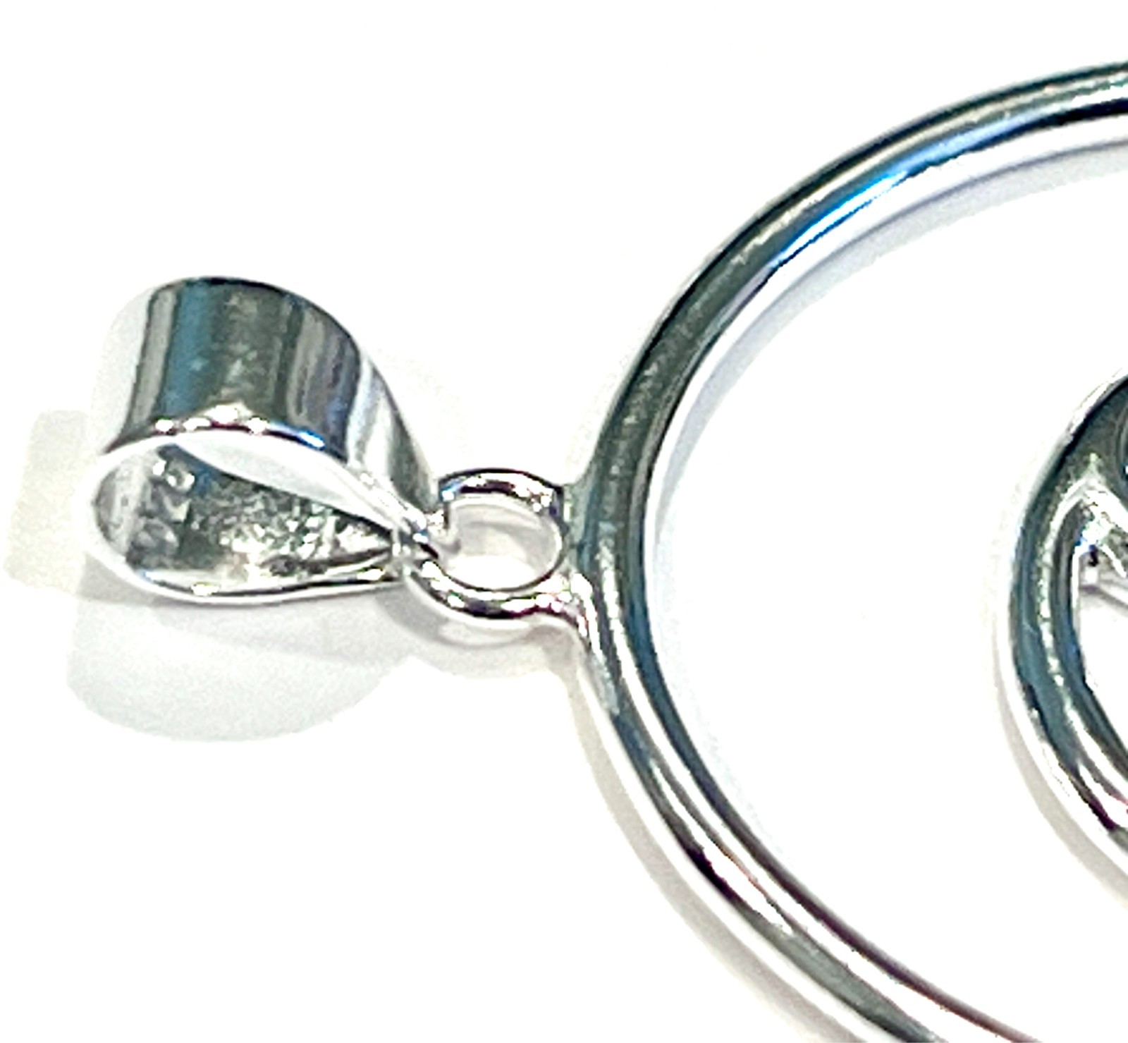Wave Beach Theme Sterling Silver Contemorary Pendant – Brand NEW