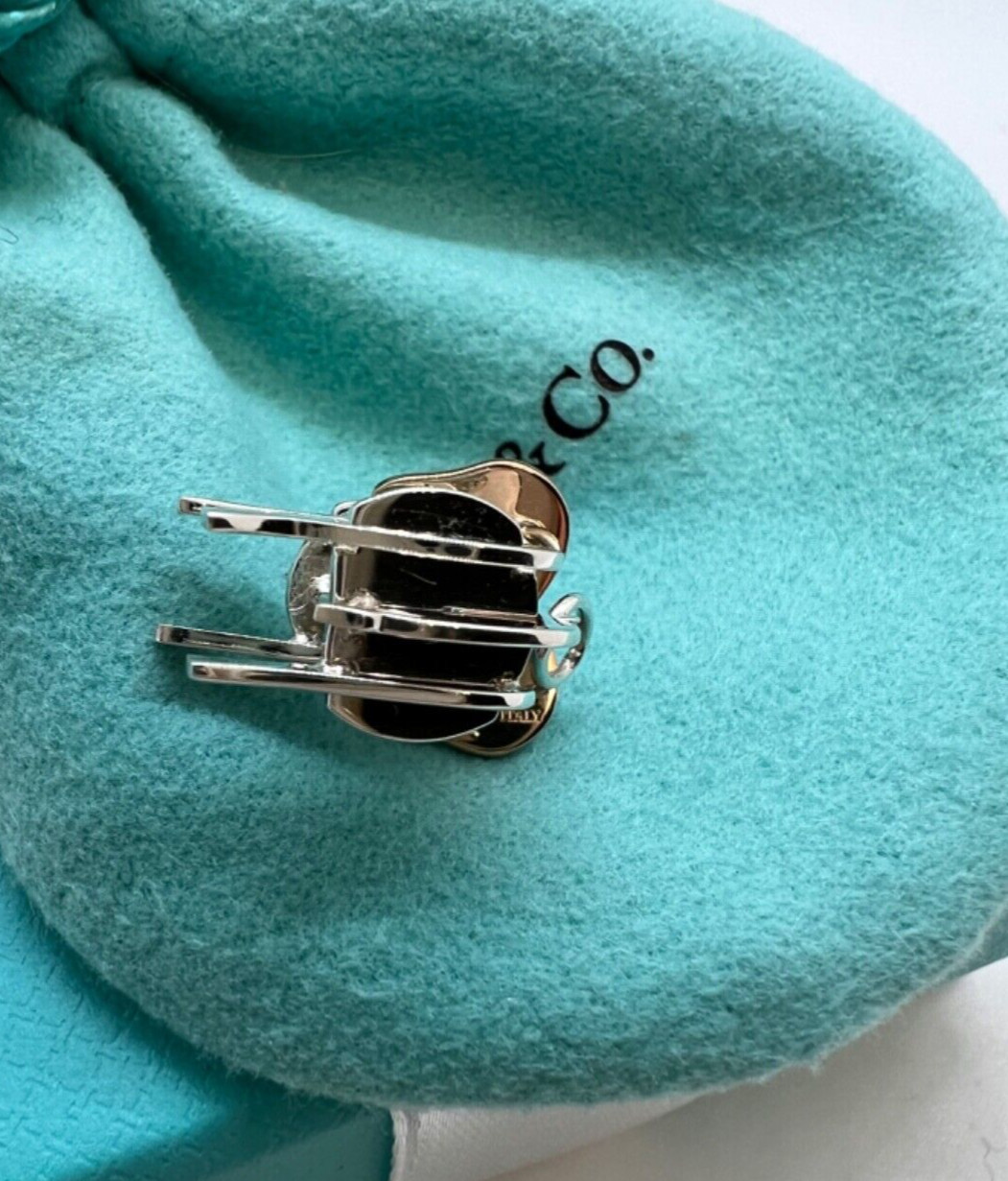 Tiffany & Co. Save the Wild Elephant Charm in Sterl Silver/ 18 K R Gold Italy