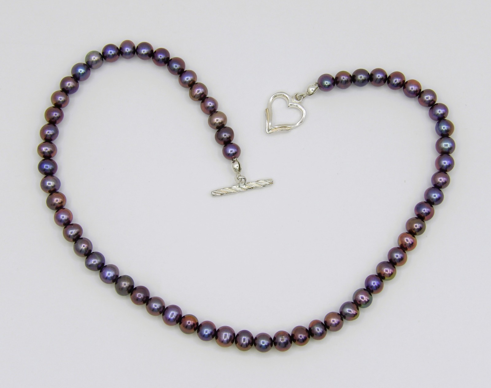 14 inches Long HQ Dark Potato Genuine Freshwater Pearl Necklace Jewelry NK899