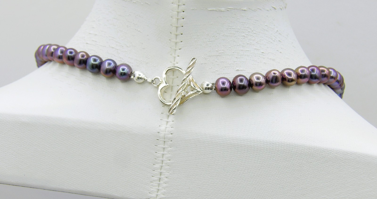 14 inches Long HQ Dark Potato Genuine Freshwater Pearl Necklace Jewelry NK899