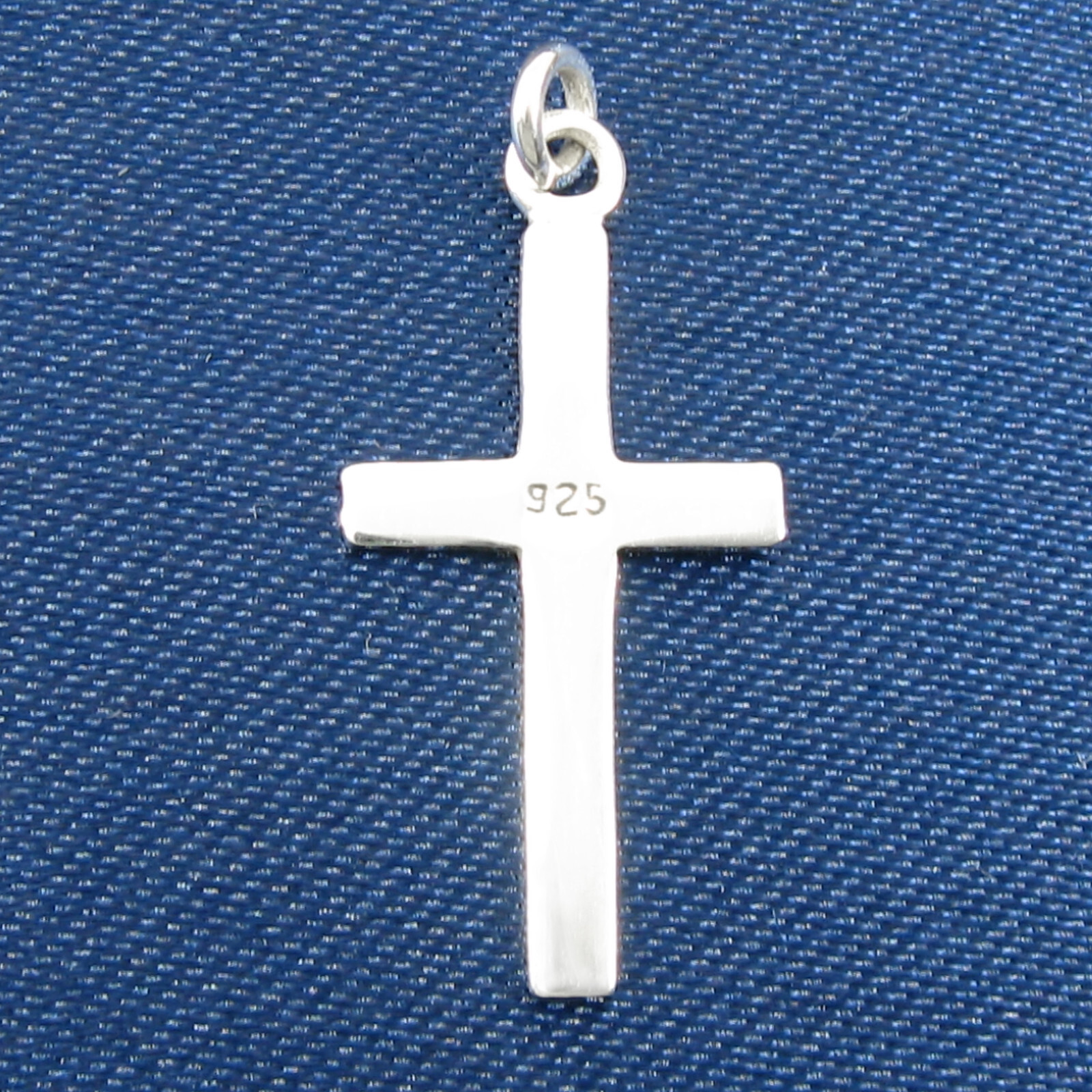 Small Cross “Back to Basics” Pendant – ‘925’ Sterling Silver – Use Your CHAIN!