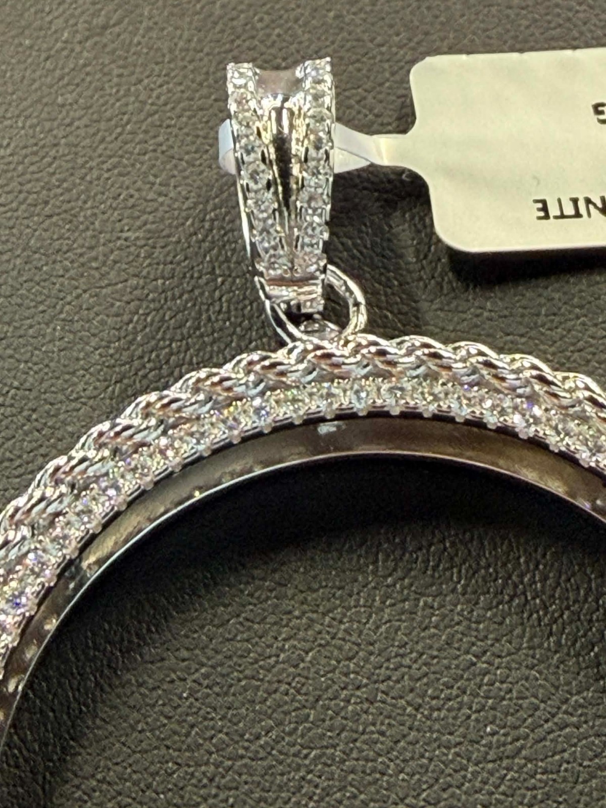 Sterling Silver Moissanite Bezel For 1oz Silver Libertad Centenario Mexico Coin