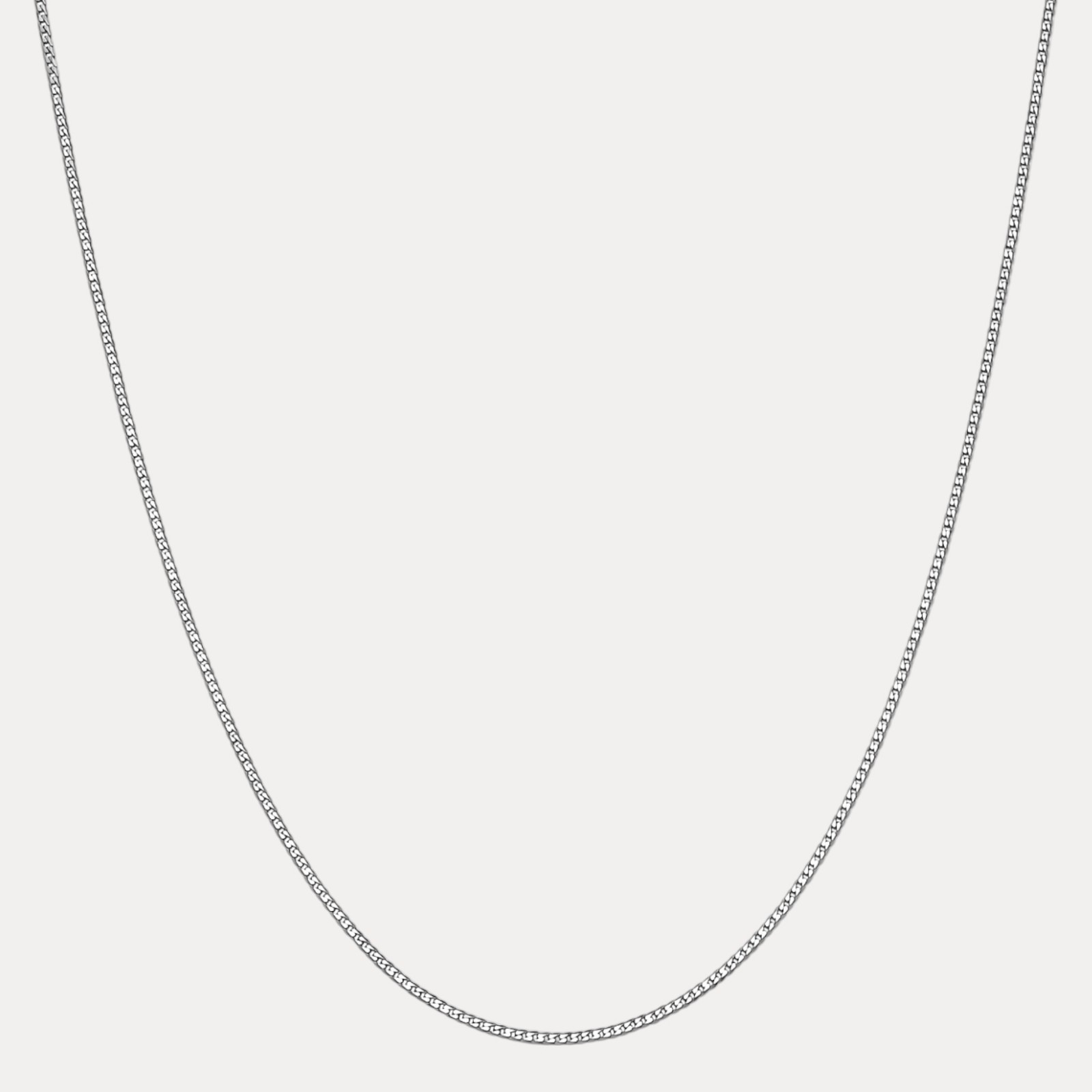 2mm Curb Link Chain – Real Solid 925 Sterling Silver Or 14k Gold Vermeil ITALY