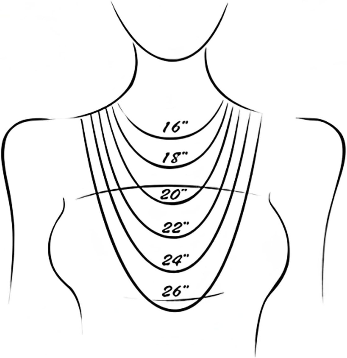925 Sterling Silver Chain Necklace for Women 16-24 Inch Silver Jewelry Gift