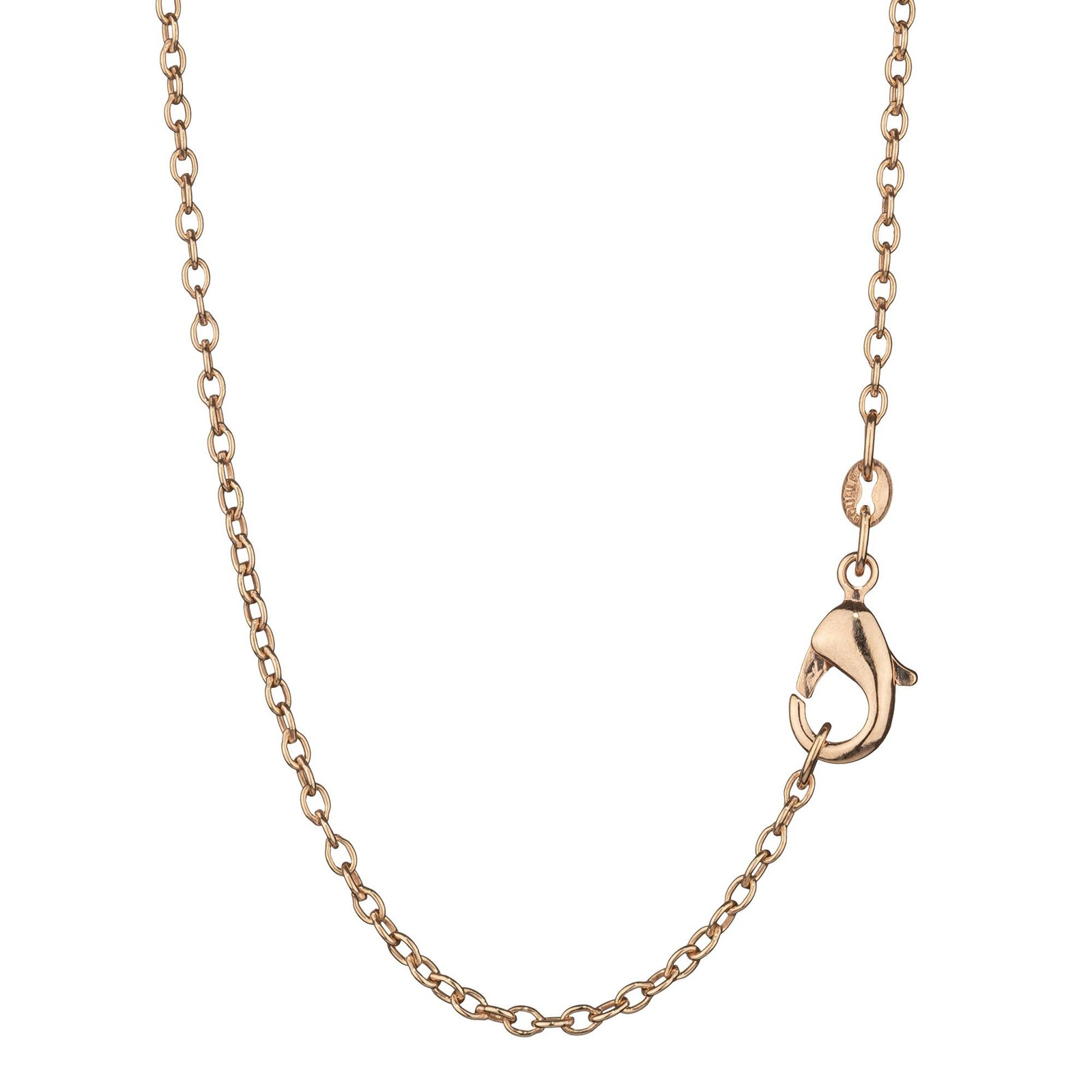 70cm Elegant Anchor Chain Brass Gold Plated 1.7mm Wide Necklace Brass Chain