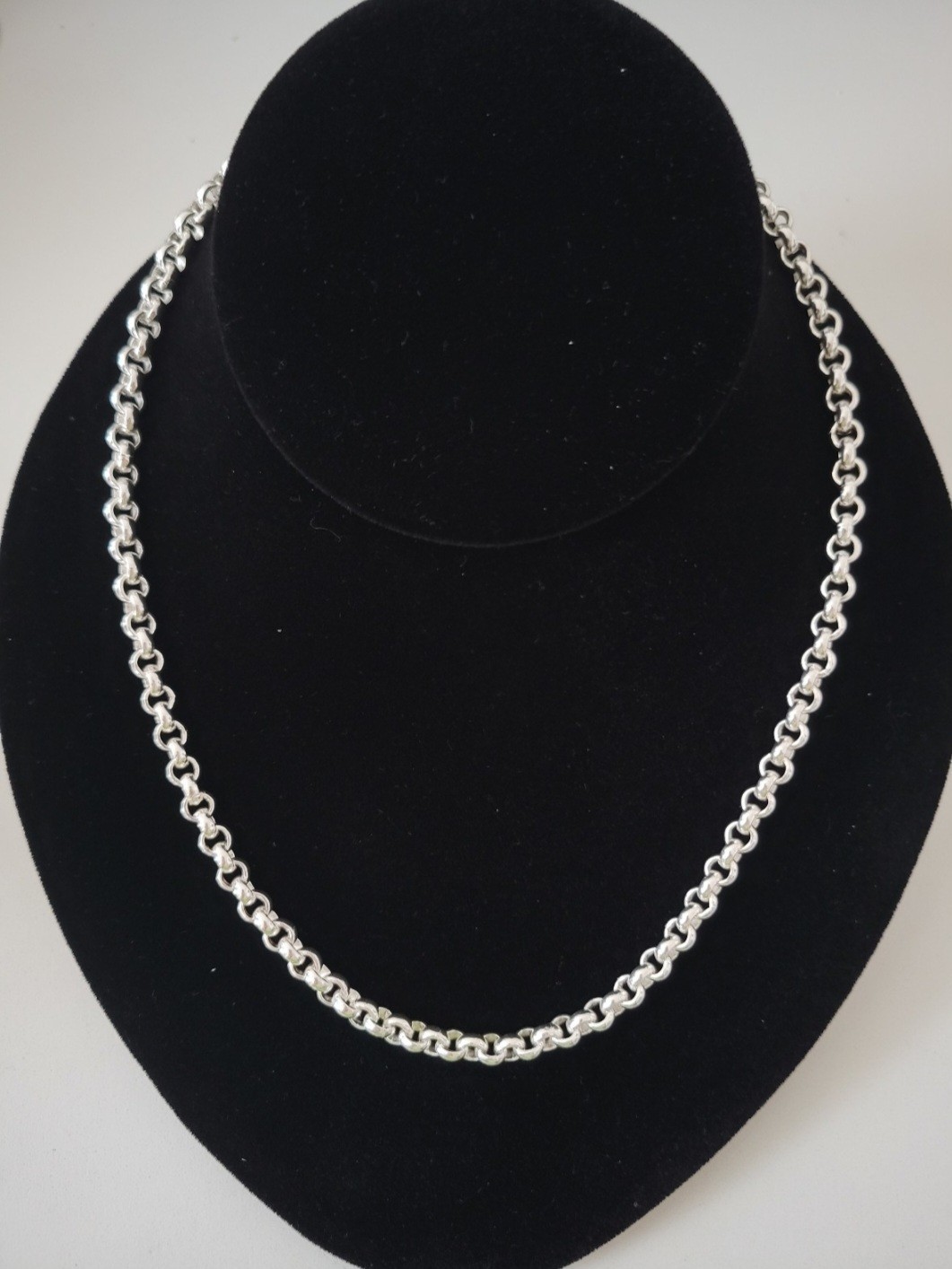 4mm 18 Inch Sterling Silver Rolo Chain