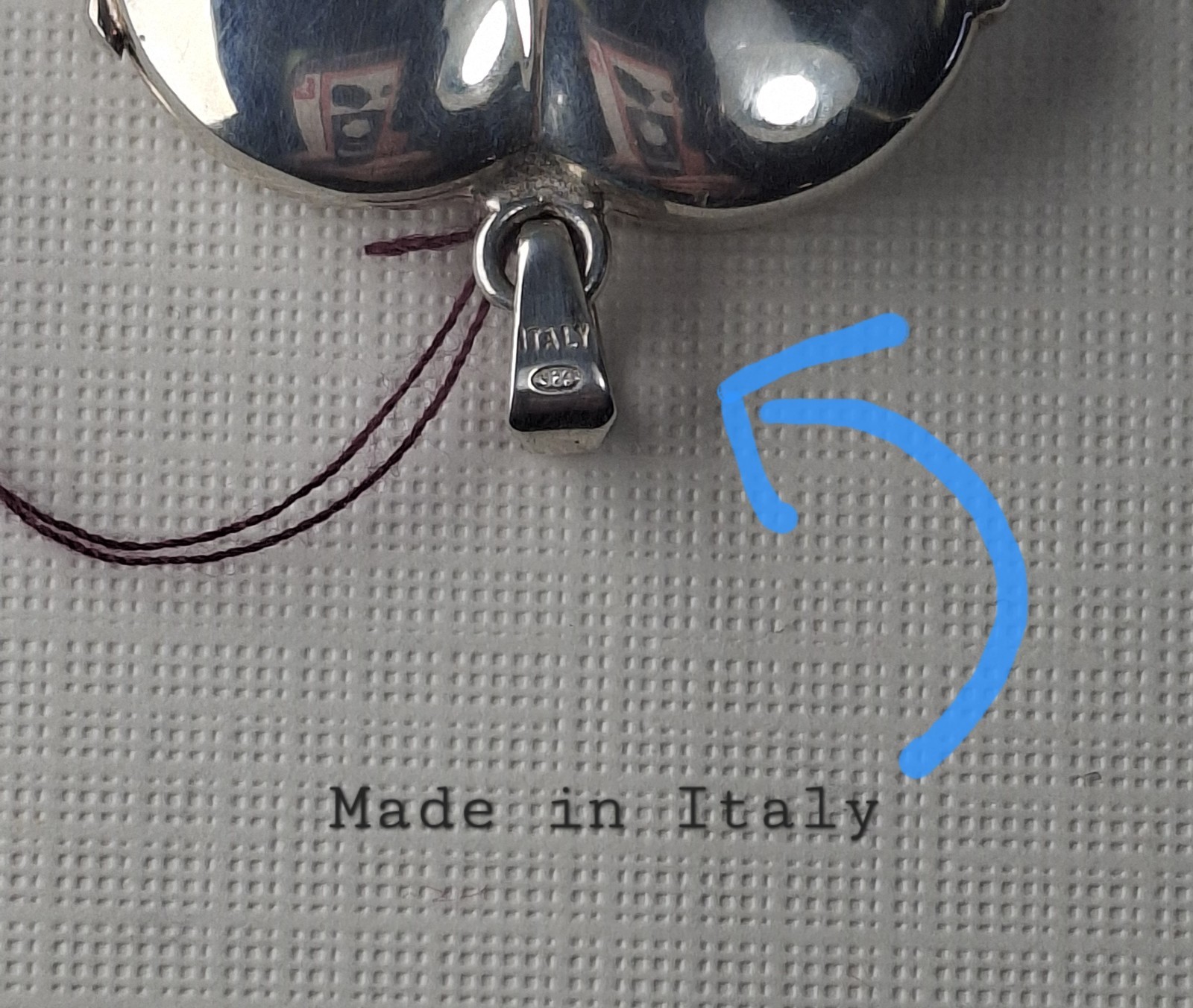 Sterling Silver Heart-Shaped Locket holds 2 photos 1 1/4″ x 1″ Made In Italy