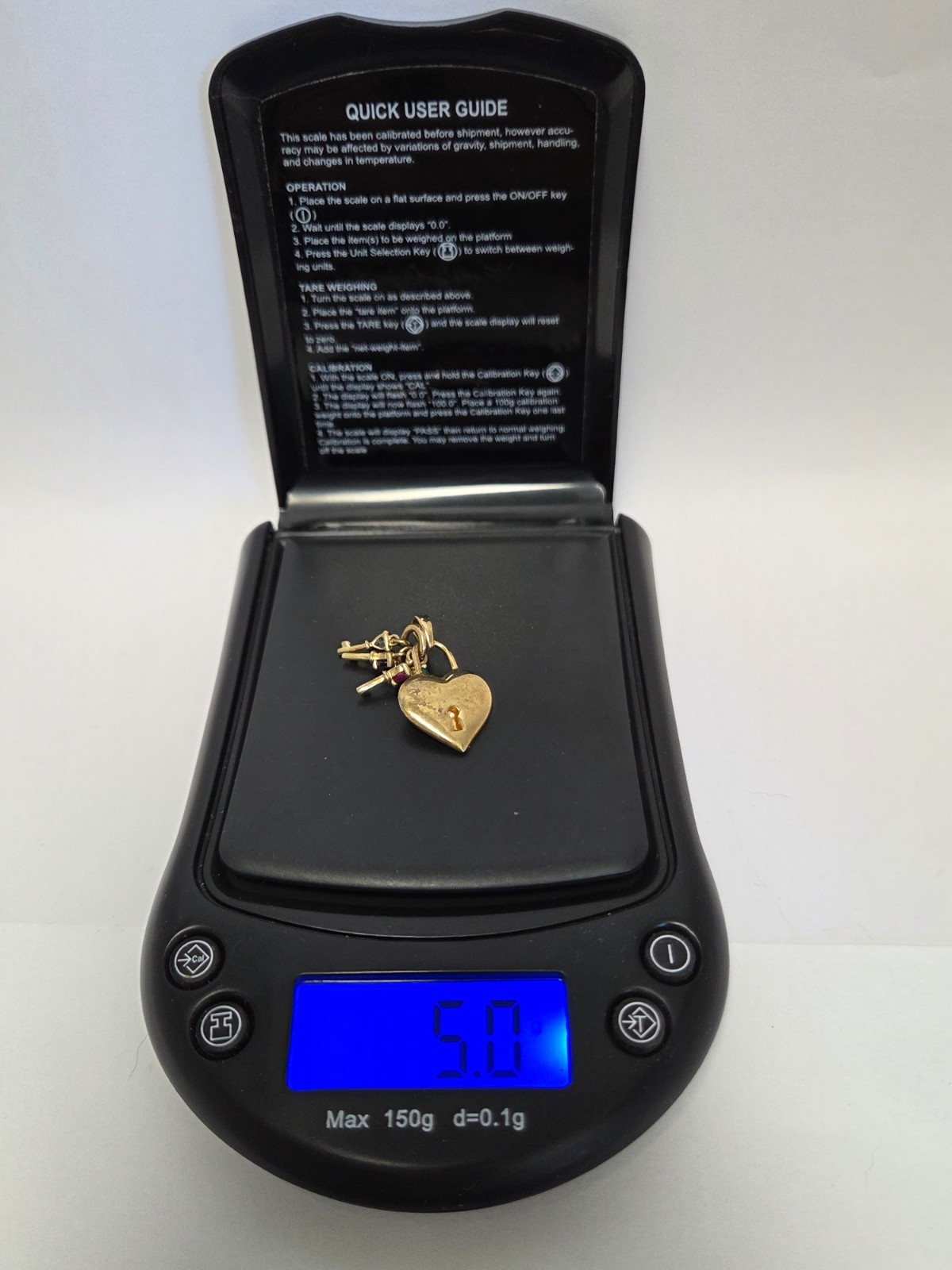 Keys To Her Heart Lock Pendant MOM Mother 10K GP over 925 Birthstones Vtg ACTM
