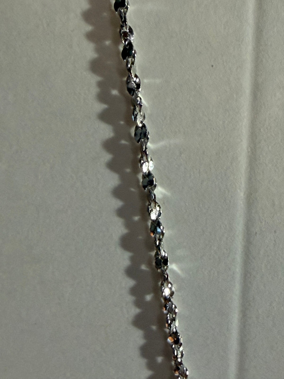 Lab Grown Pink Tourmaline SS Pendant on 18 inch SS Chain – Preowned, Excellent