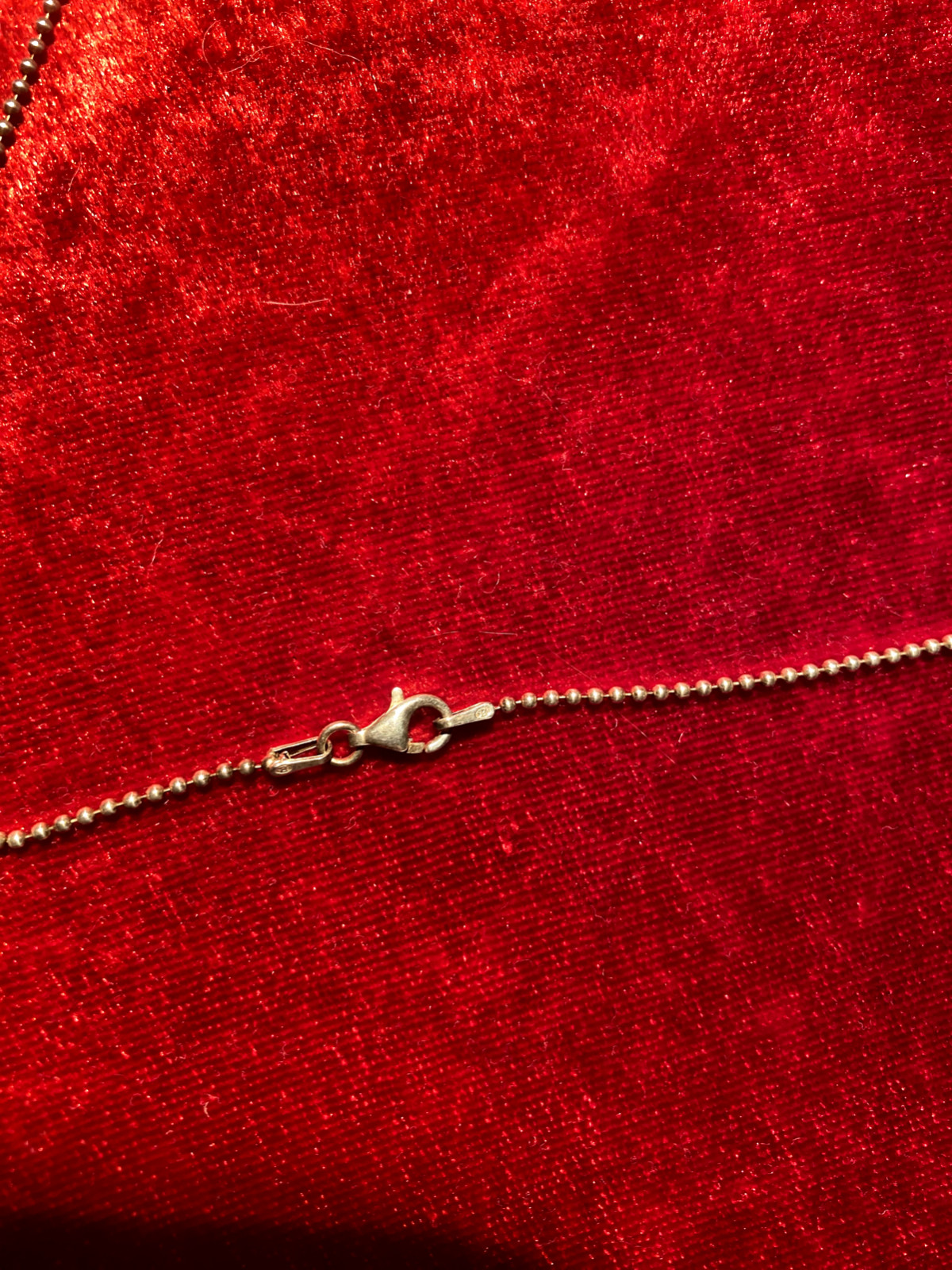 Pendant & 925 Silver Bead Necklace Design Jewelry Vintage 10.64 Grams