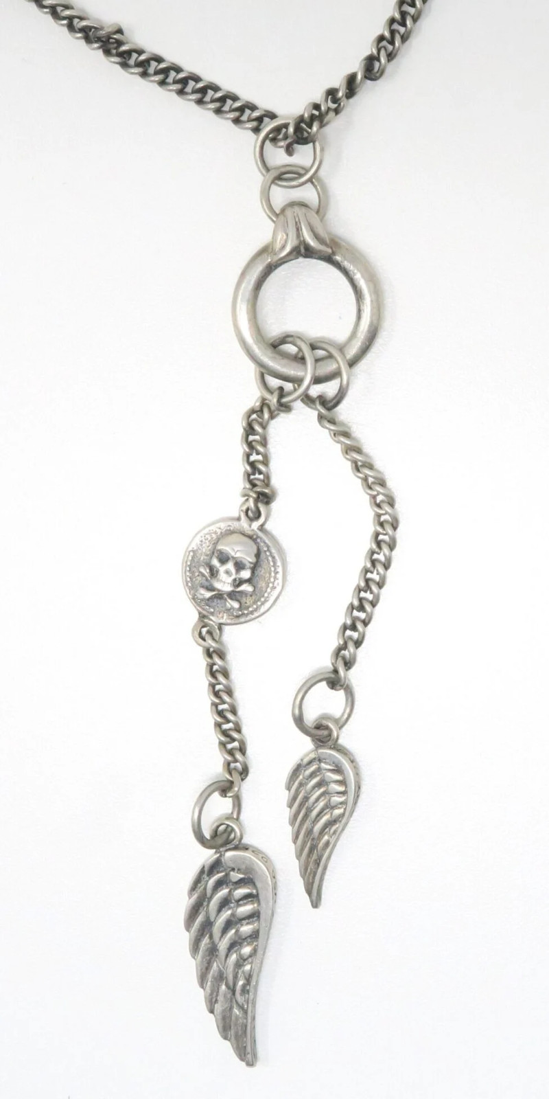 King & Queen Baby Sterling Silver Necklace 23.5″ 40.8g .925 29986