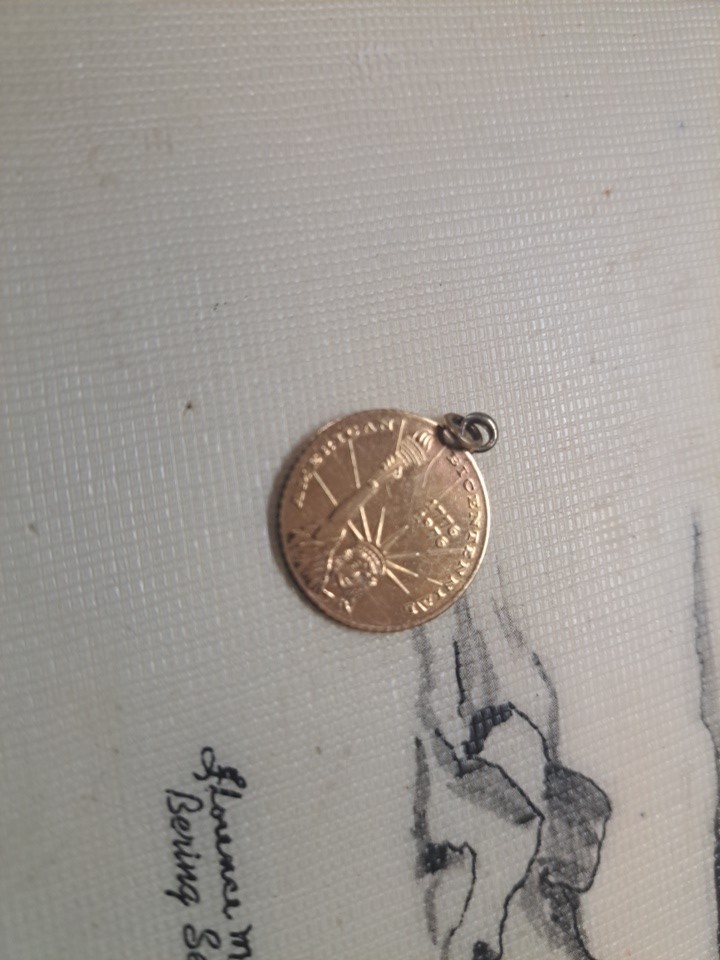 10kt Gold American Bicentennial Coin/pendant