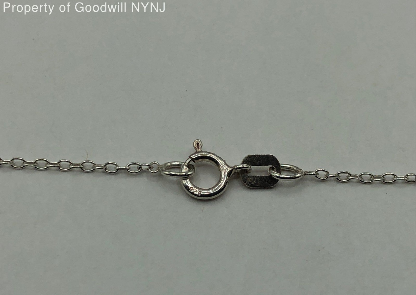 Suati Sterling Silver 925 Cable Link Chain Necklace 18″ 0.65mm 0.93g