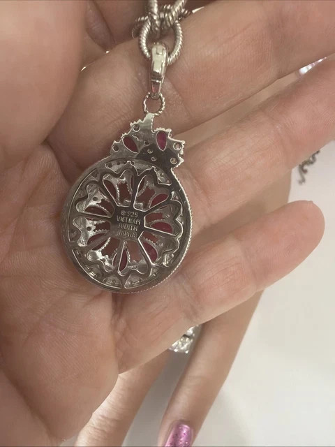 2Ctw Lab Created Pink Diamond Pendant Sterling Silver 14k White Gold Plated