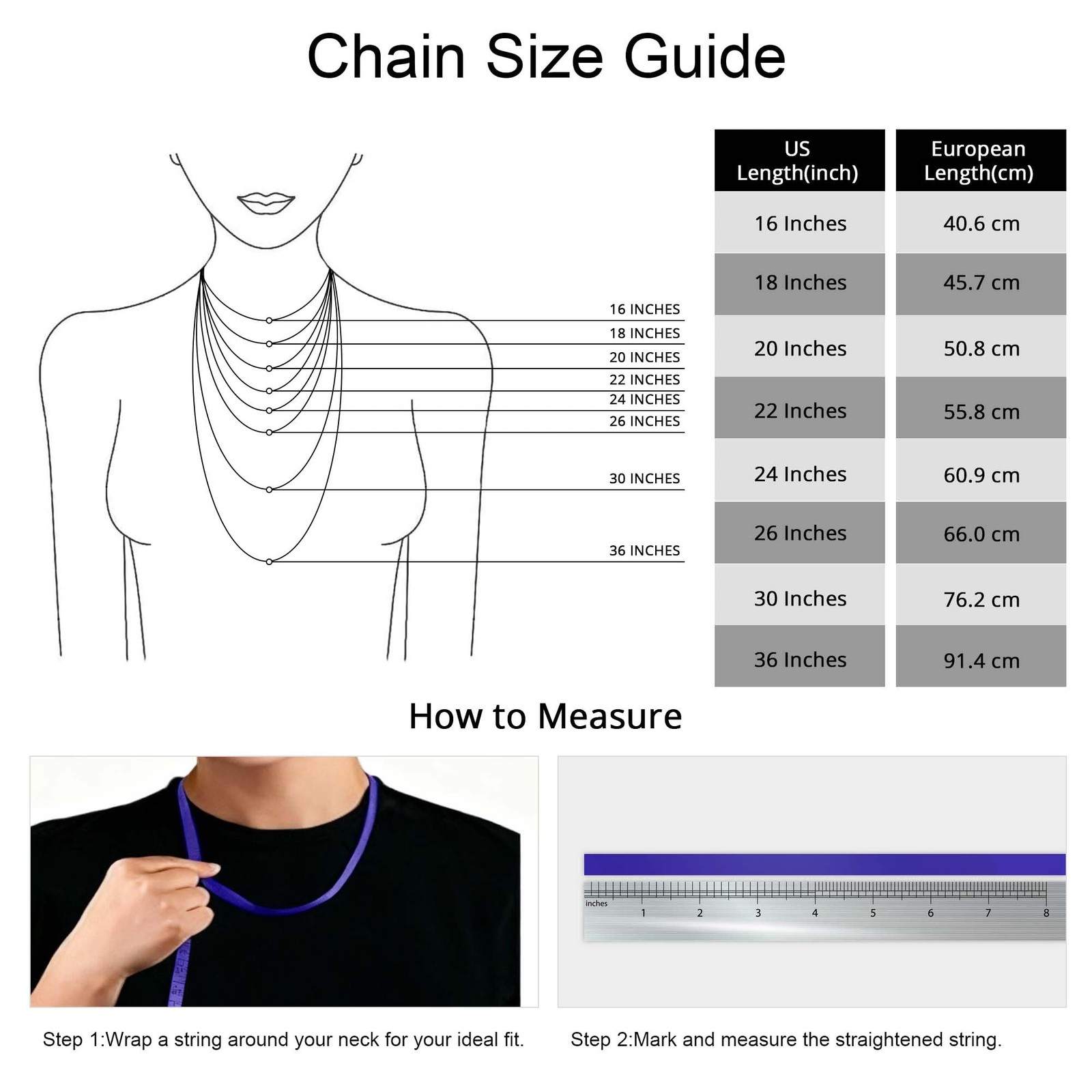Layered Necklaces for Women 14K Gold/Sterling Silver Plated Chunky Necklace P…