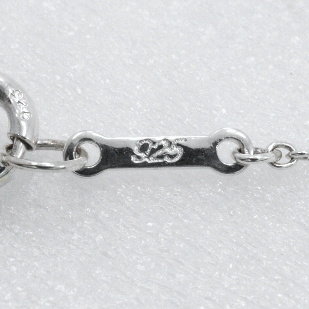 Tiffany & Co. Triple Star Necklace Silver 925 Ladies 17.3 in