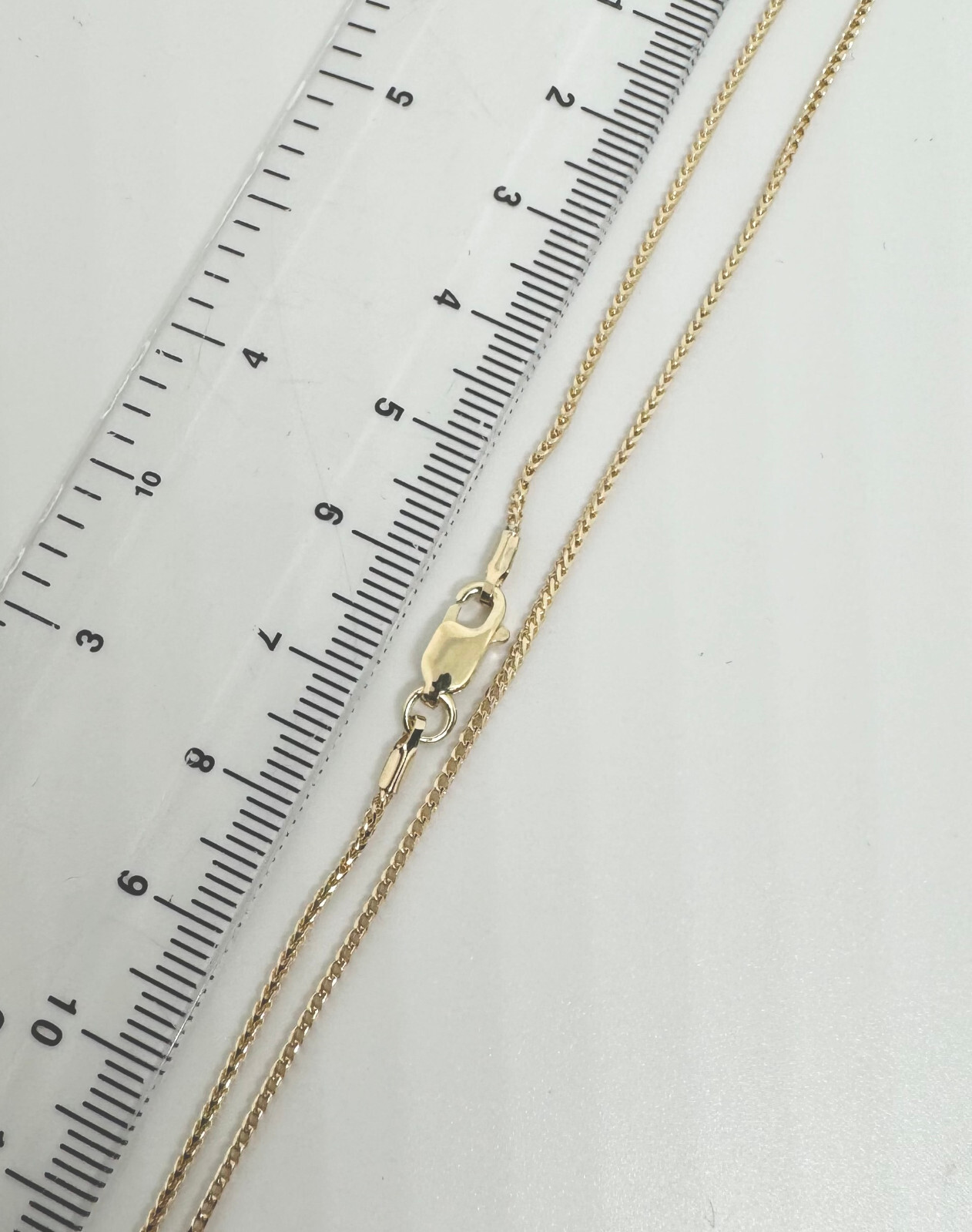 9ct Yellow Gold Solid Franco 1mm 28″ / 70cm Neck Chain (GFR35)