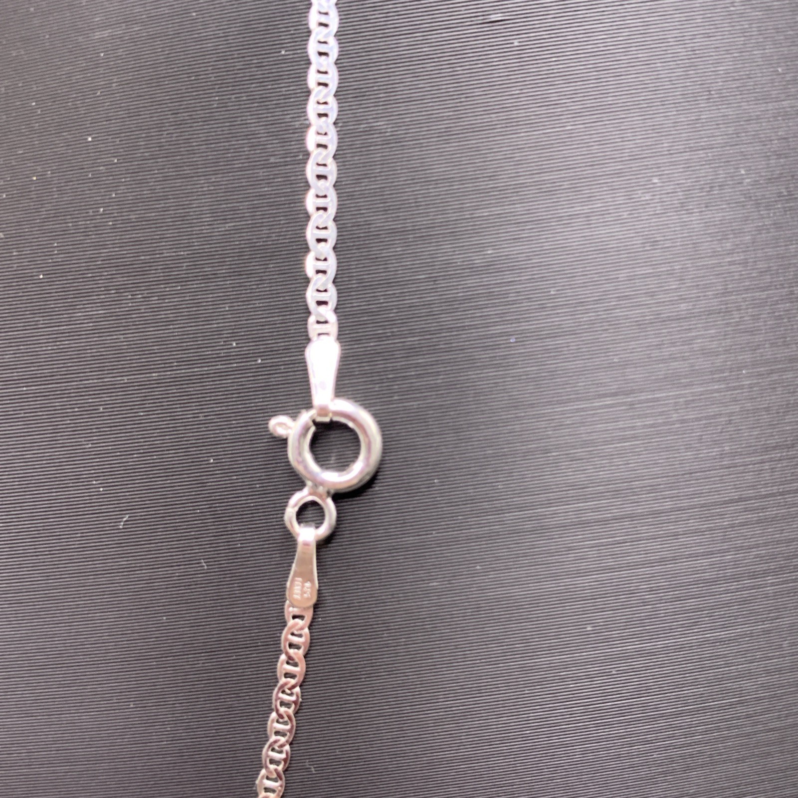 925 Sterling Silver Mariner Chain Necklace 18” 2.25mm