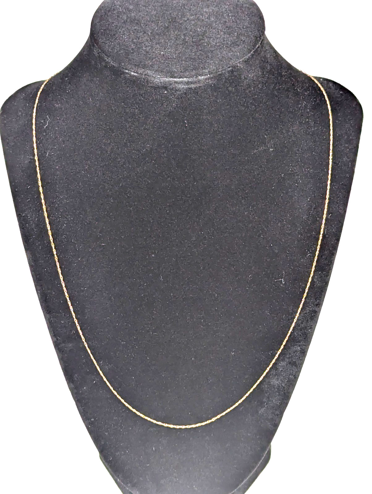 Vintage 10K SOLID Yellow Gold Cable Rope Necklace Jewelry 21″ Gift FREE Shipping