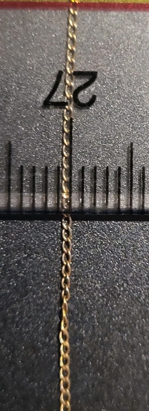 PRICE REDUCED, 14k gold necklace chain 17 Inches FREE SHIPPING