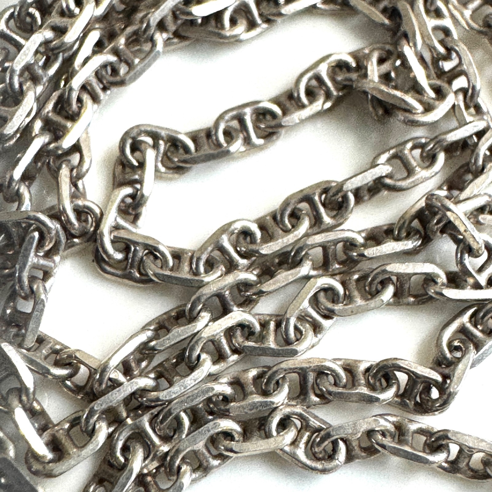 RARE PANDORA Sterling Silver ANCHOR CHAIN NECKLACE 590403 60 cm/24″
