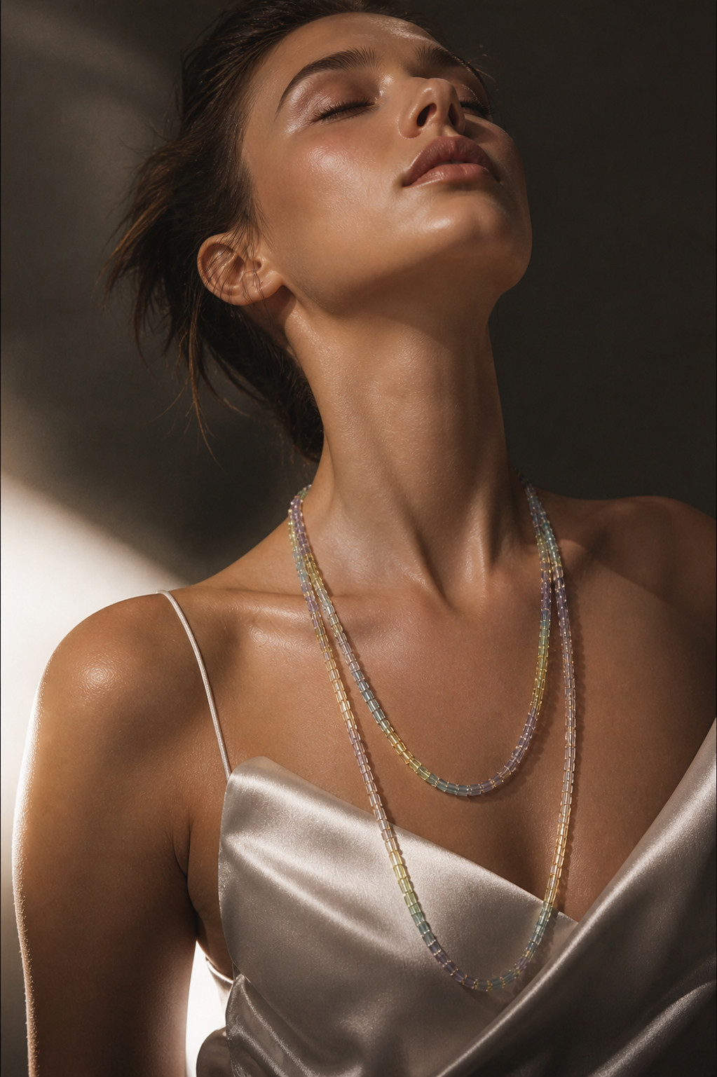 Elegant Multicolor Gemstone Beaded Necklace