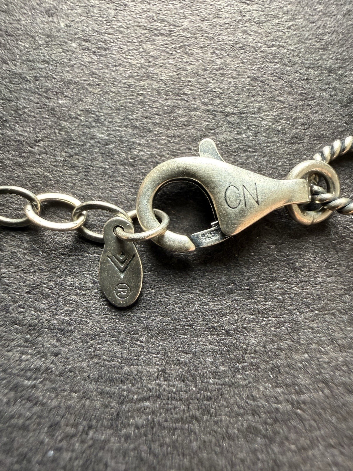 Silpada 925 Sterling Silver 10 year consultant appreciation Charm necklace