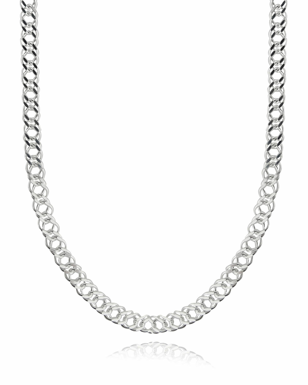 3.5mm Rombo Link Chain Necklace – 925 Sterling Silver -16″-30″ Italian Italy 050