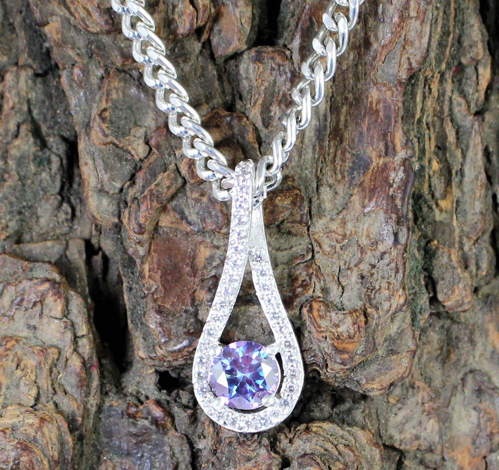 Purple Diamond Solitaire 1.30 Carat Round Cut Certified Latest Design Pendant