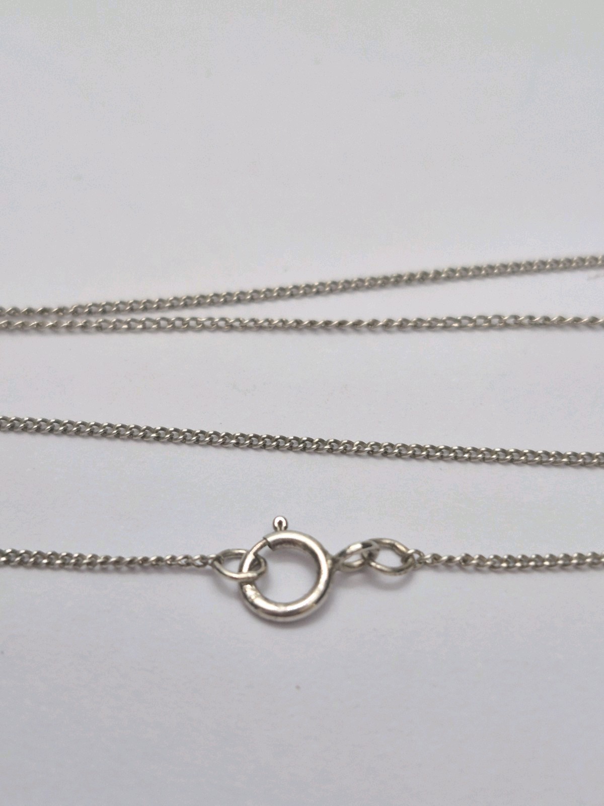 LOCKET – Sterling Silver and Enamel Heart Double Photo Locket Necklace /Chain.