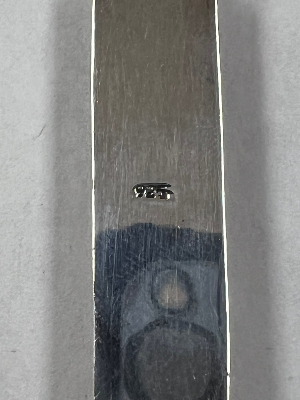 Unknown Designer Sterling Silver Long Slide Pendant with Multiple Stones[085DuW]