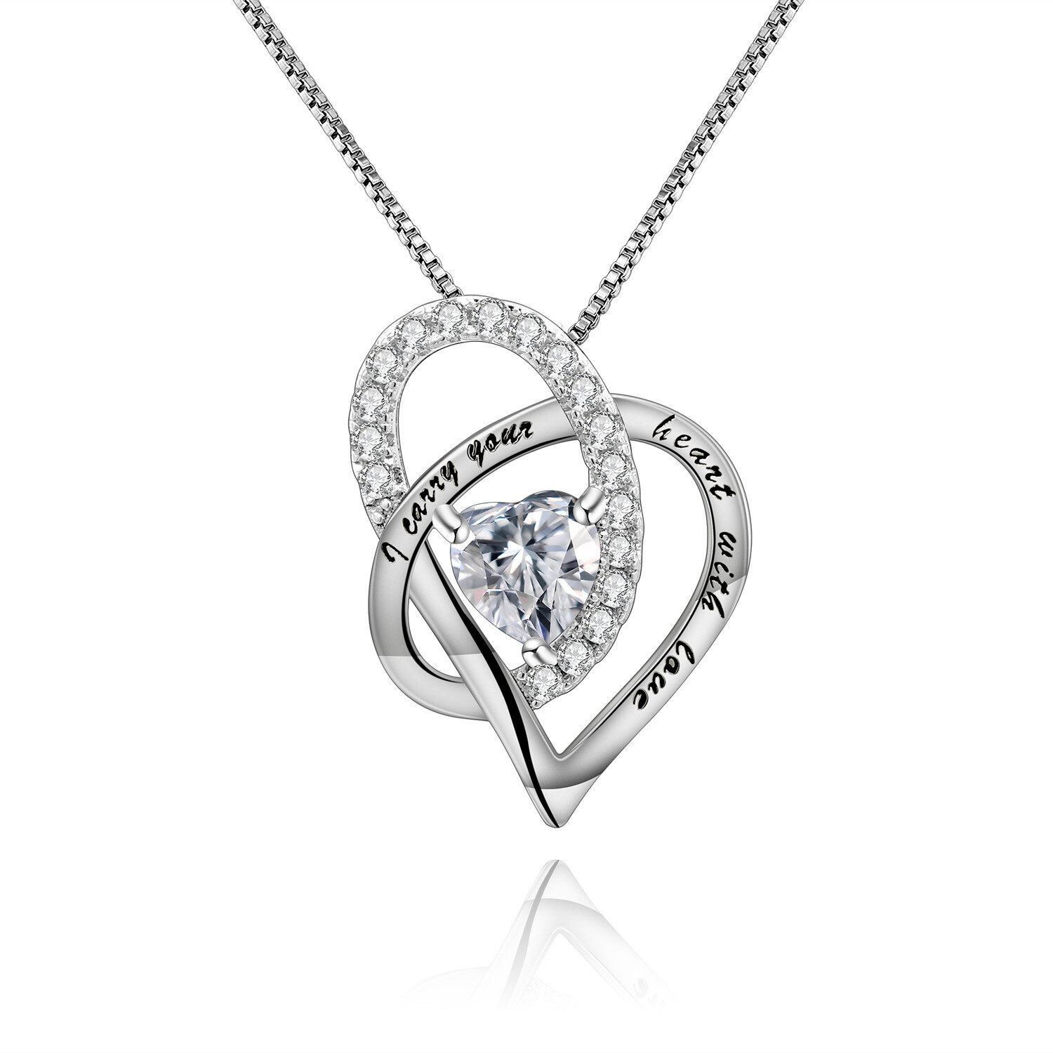 Birthstone Necklace for Mom Women Sterling Sliver 925 Mothers June May December