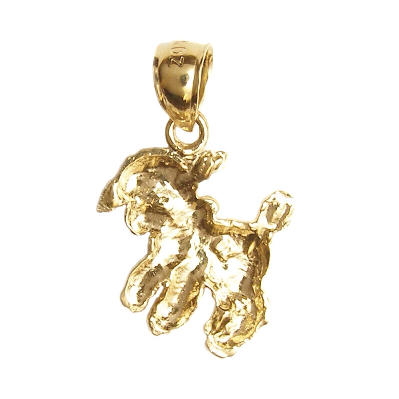 New 14k Yellow Gold Sheep Pendant