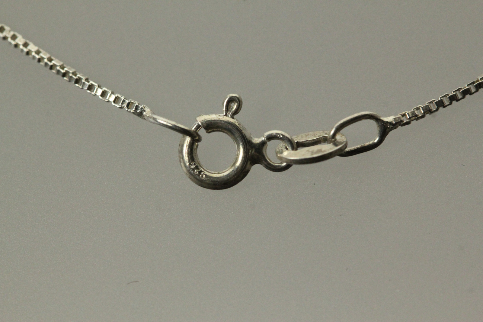 925 Sterling Silver 19 Inch Long Thin Box Chain Necklace 2 Grams (NEC5309)