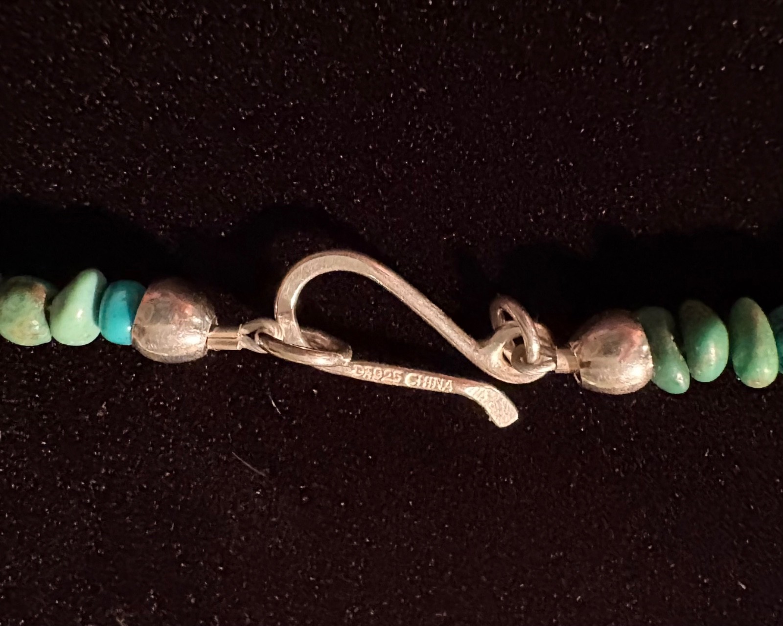 Jay King 42” Long Turquoise Nugget Necklace (& Free Dangle Pierced Earrings)