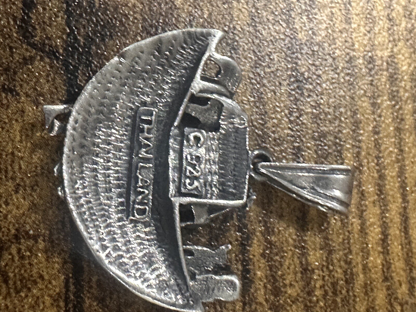 Vintage Sterling Silver 925 Animals Noah’s Ark 3D Pendant Faith 5g Bible Jewelry