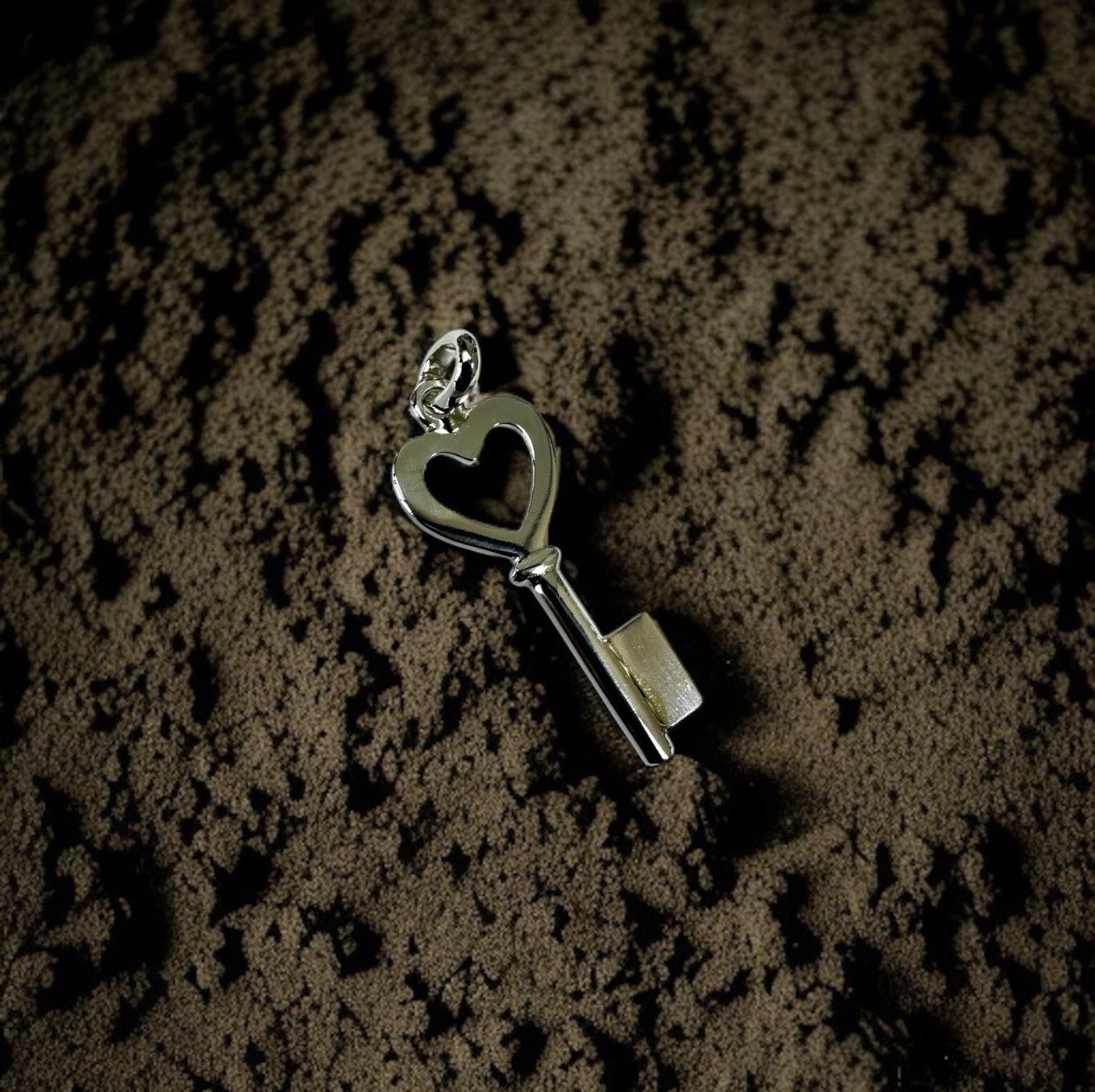 Silver 925 Key Pendant( Optional Could Be Rose Or Yellow Plated)