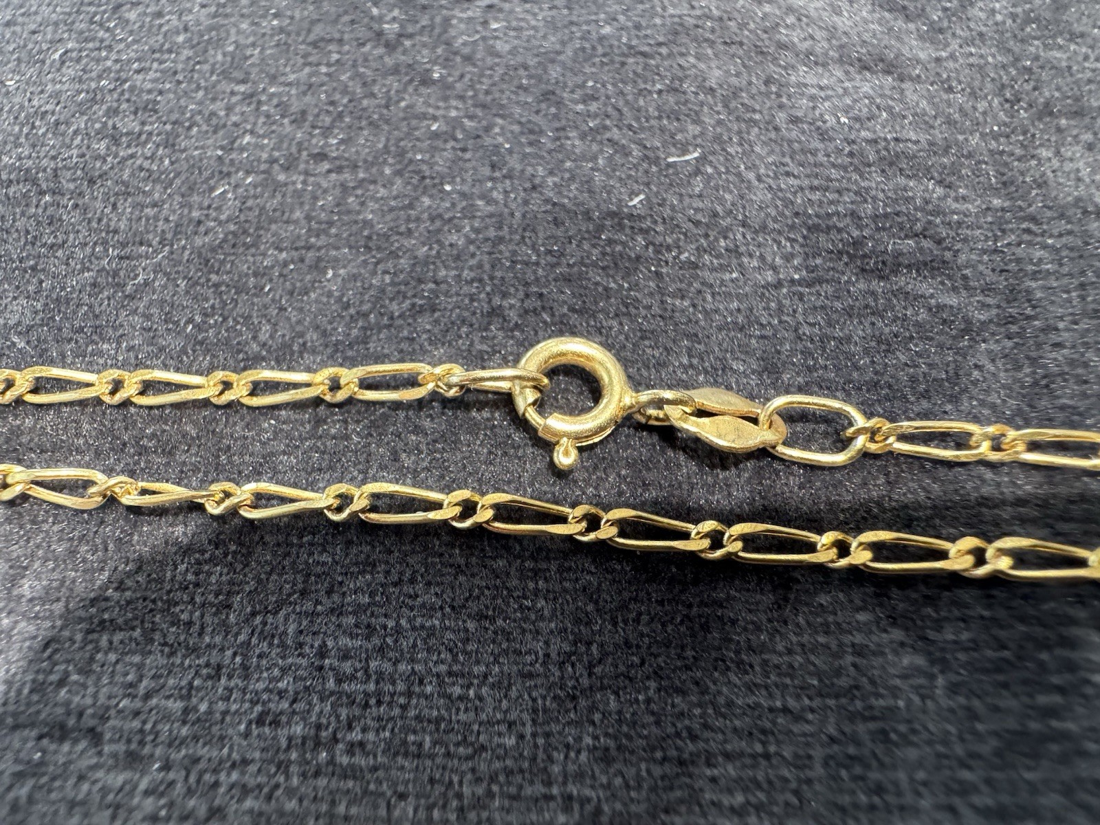 9ct Yellow Gold 70cm Chain with 9ct Yellow Gold Smokey Quartz & Diamond Necklace